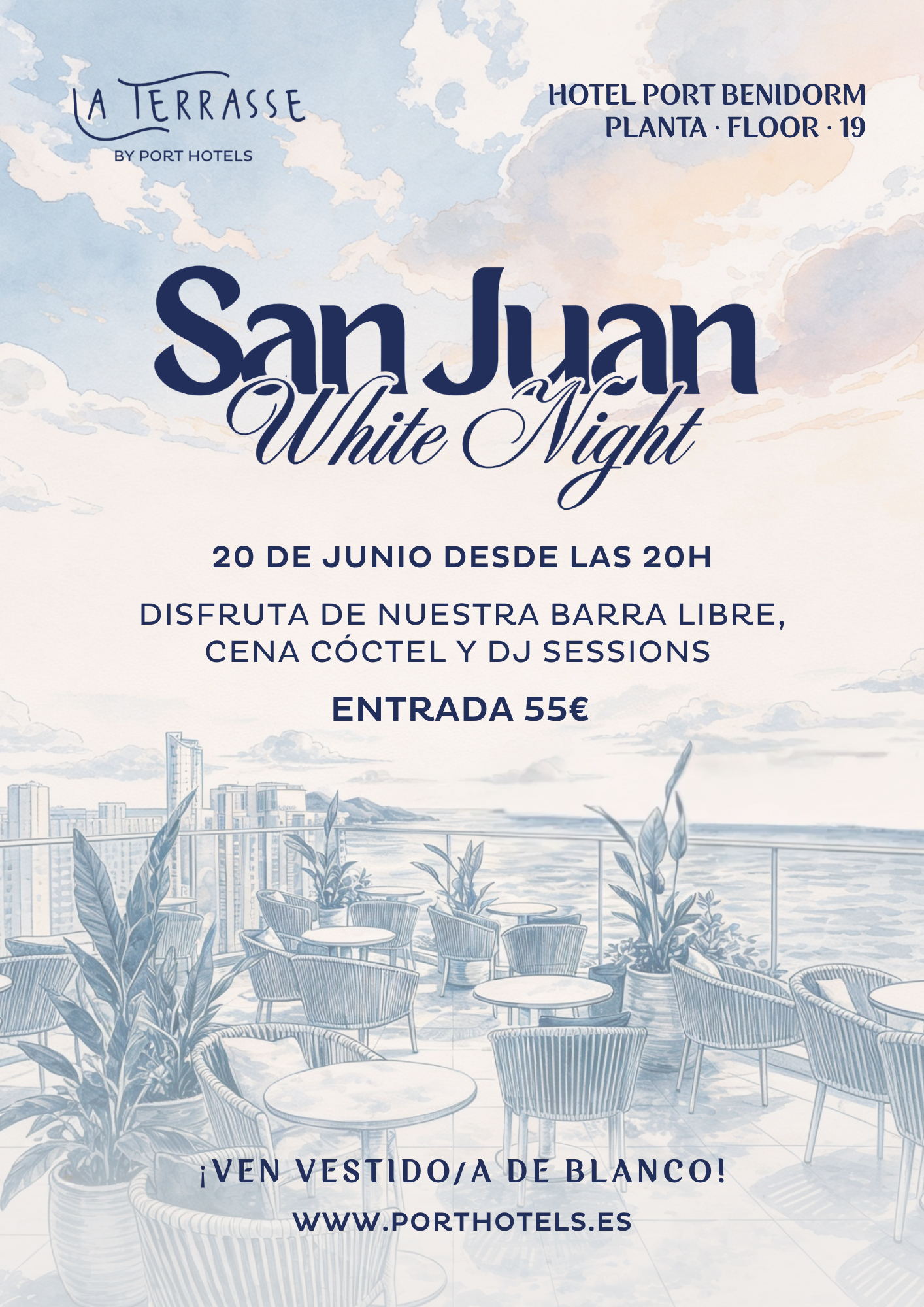 Cartel Noche de San Juan La Terrasse 2026