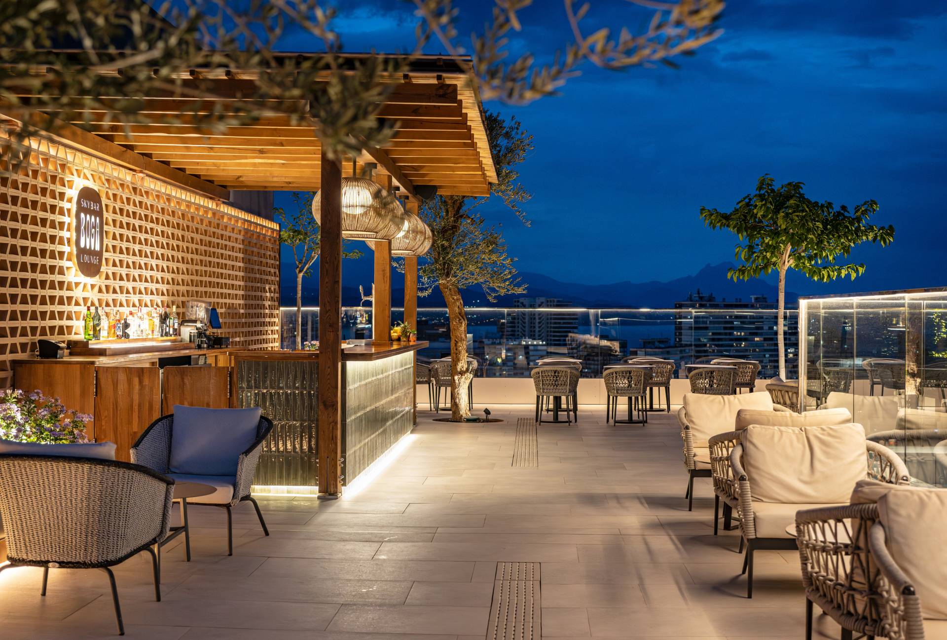 Ambiente de Boga Sky Bar